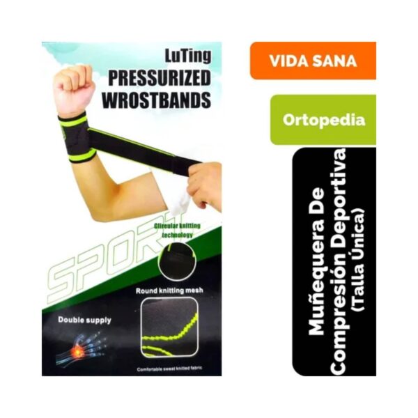 MUÑEQUERA DE COMPRESION SEGURIDAD DEPORTIVA